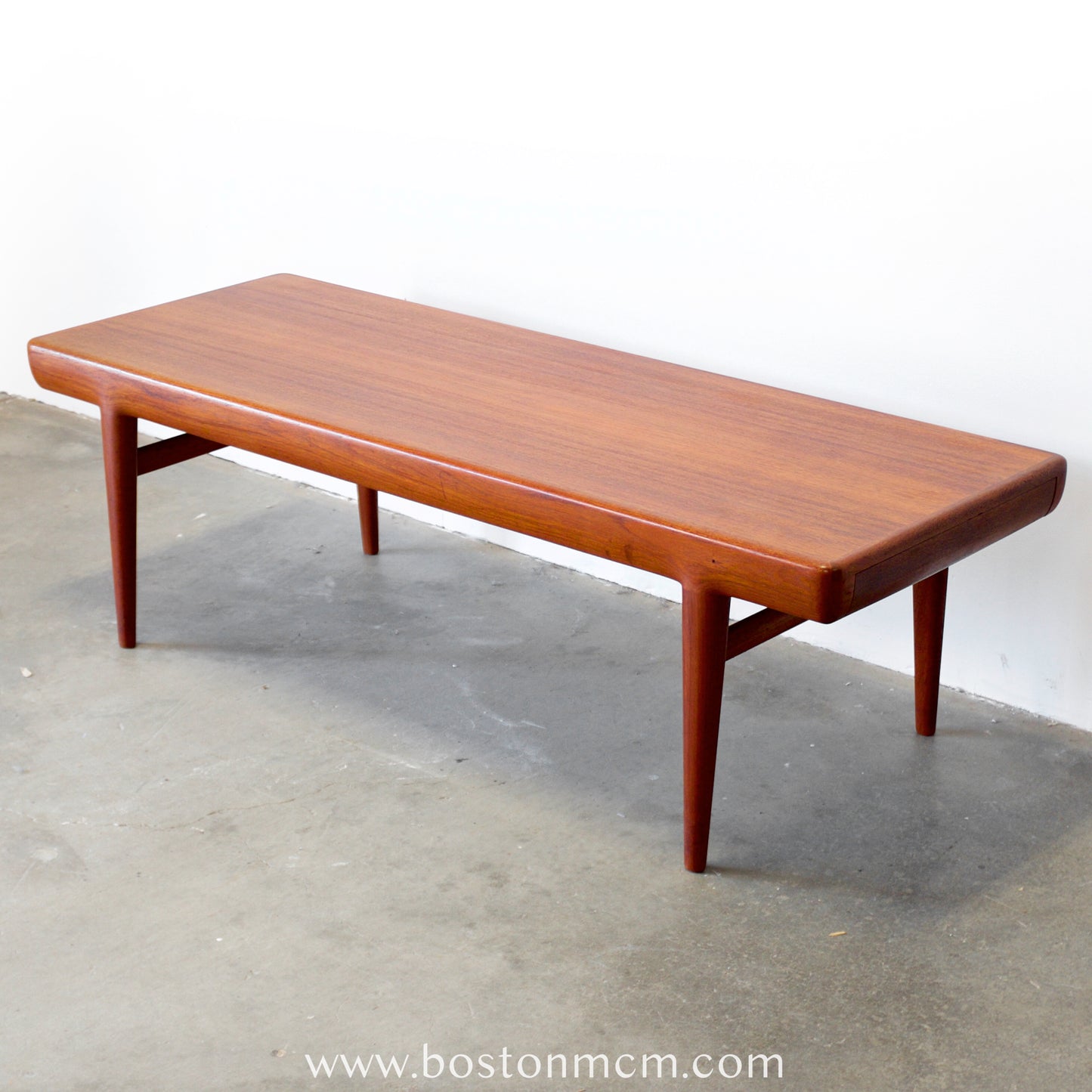 CFC Silkeborg Teak Coffee Table w/ Drawers, Designed by Johannes Andersen - #A1862