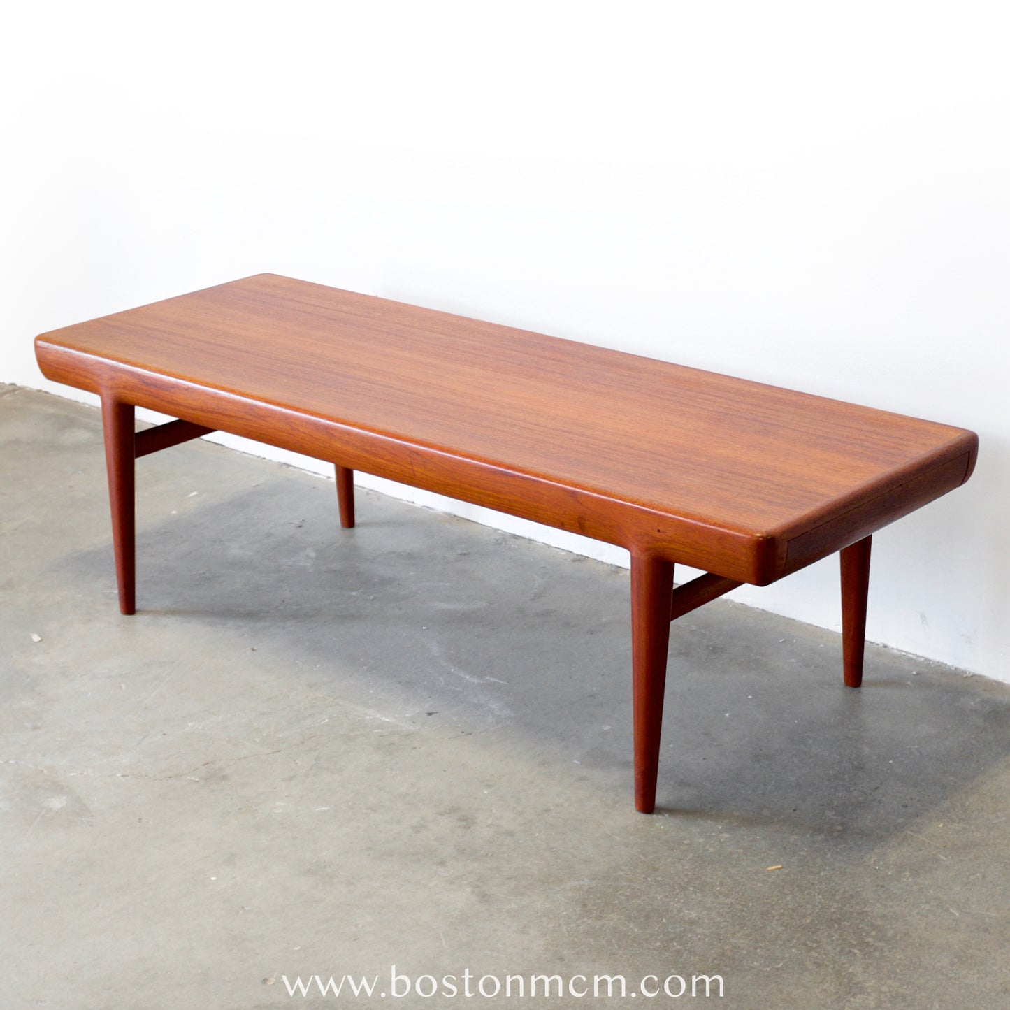 CFC Silkeborg Teak Coffee Table w/ Drawers, Designed by Johannes Andersen - #A1862
