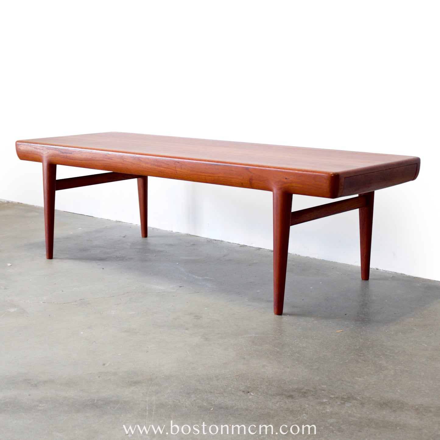 CFC Silkeborg Teak Coffee Table w/ Drawers, Designed by Johannes Andersen - #A1862