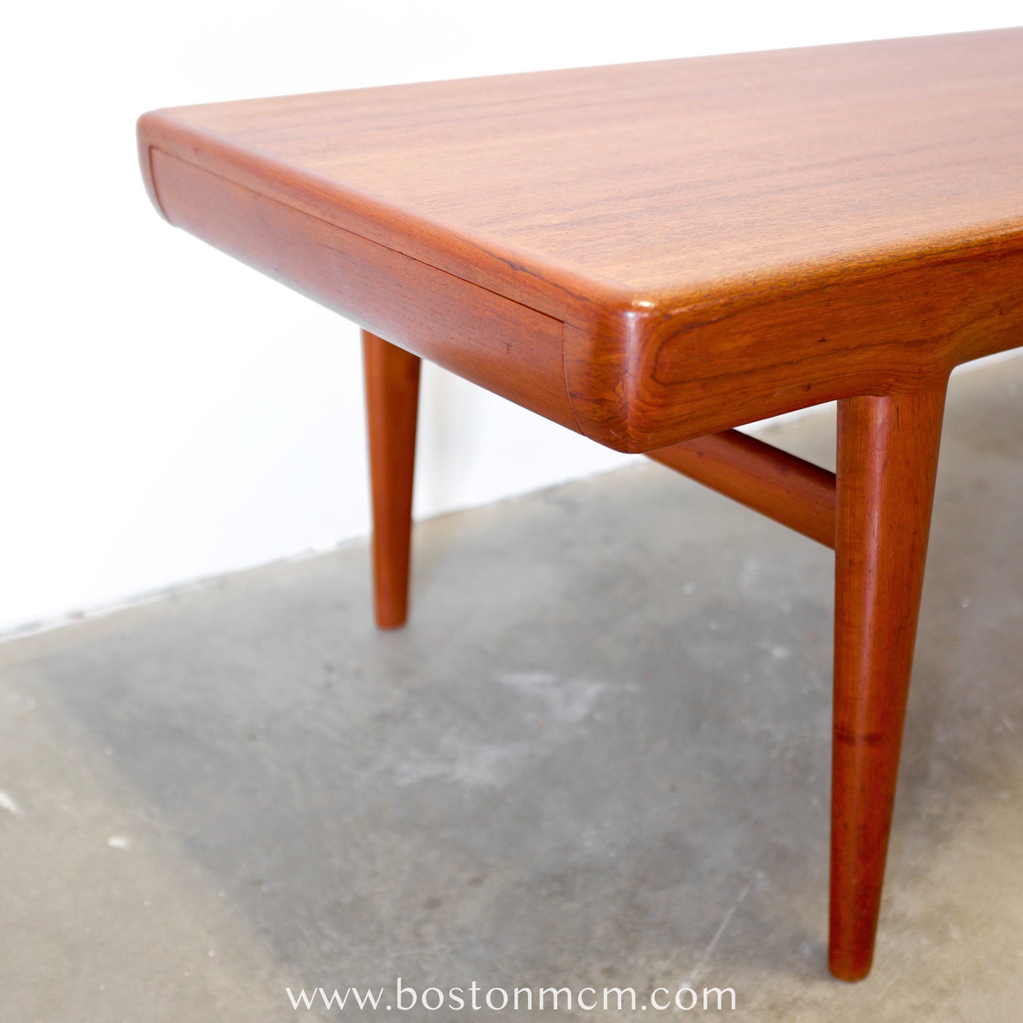 CFC Silkeborg Teak Coffee Table w/ Drawers, Designed by Johannes Andersen - #A1862