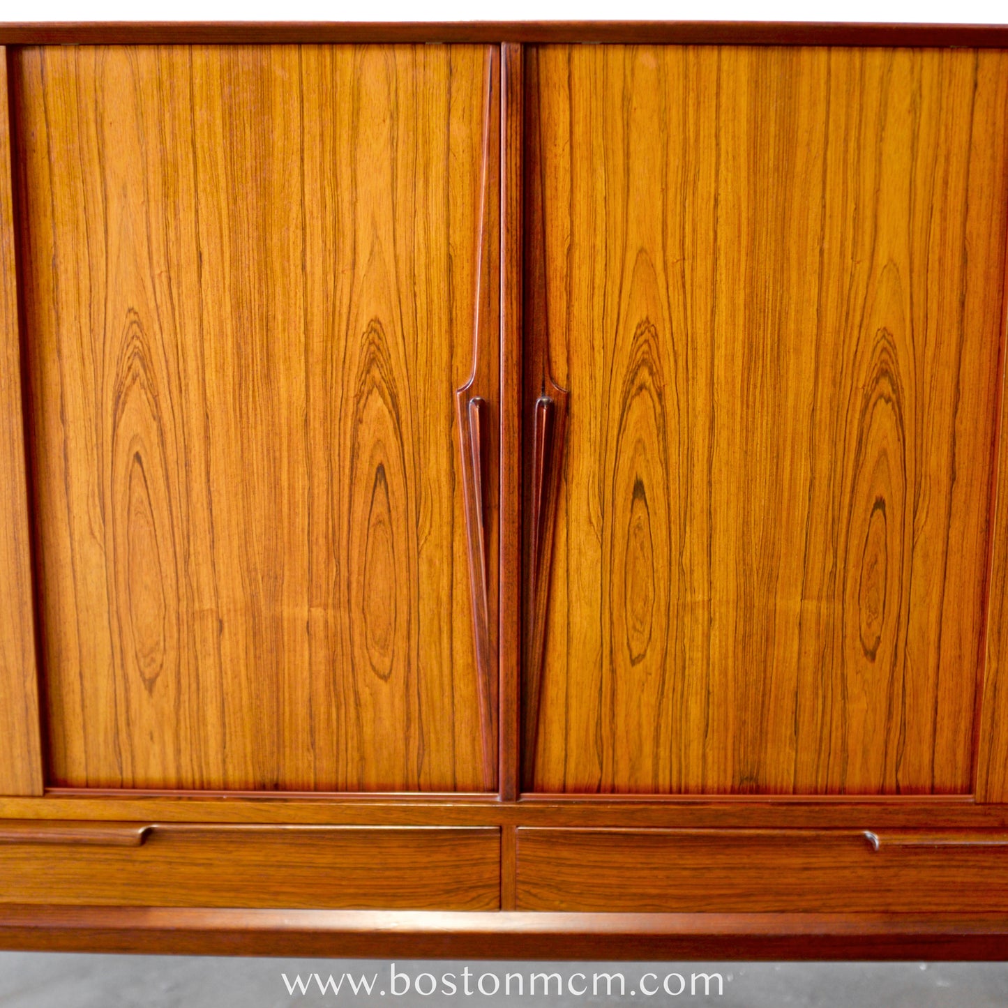 Omann Jun. Model #13 Rosewood Highboard Designed by Gunni Omann - #A2164