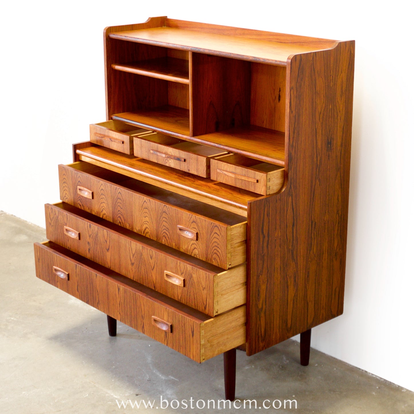 Fixotra Møbler Rosewood Secretary Desk Designed by Egon Østergaard - #A2222