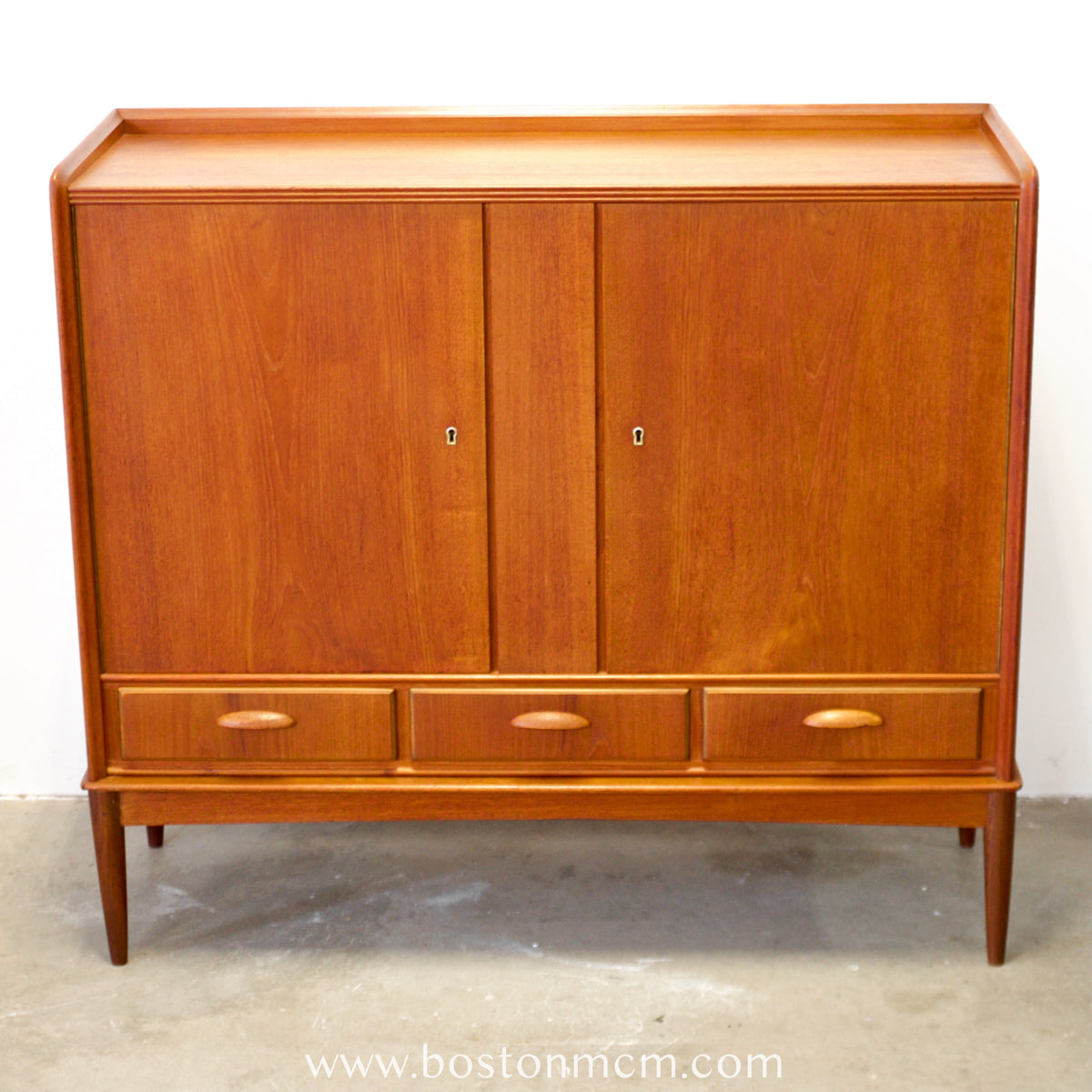 Danish Teak Highboard / Liquor Cabinet - #A2238