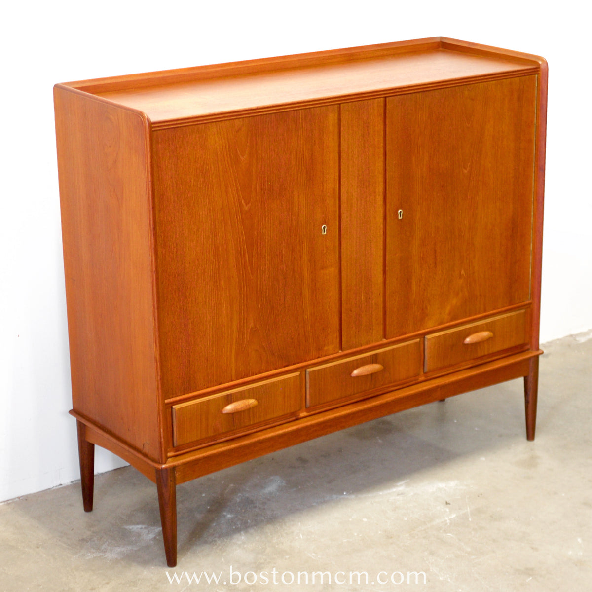 Danish Teak Highboard / Liquor Cabinet - #A2238