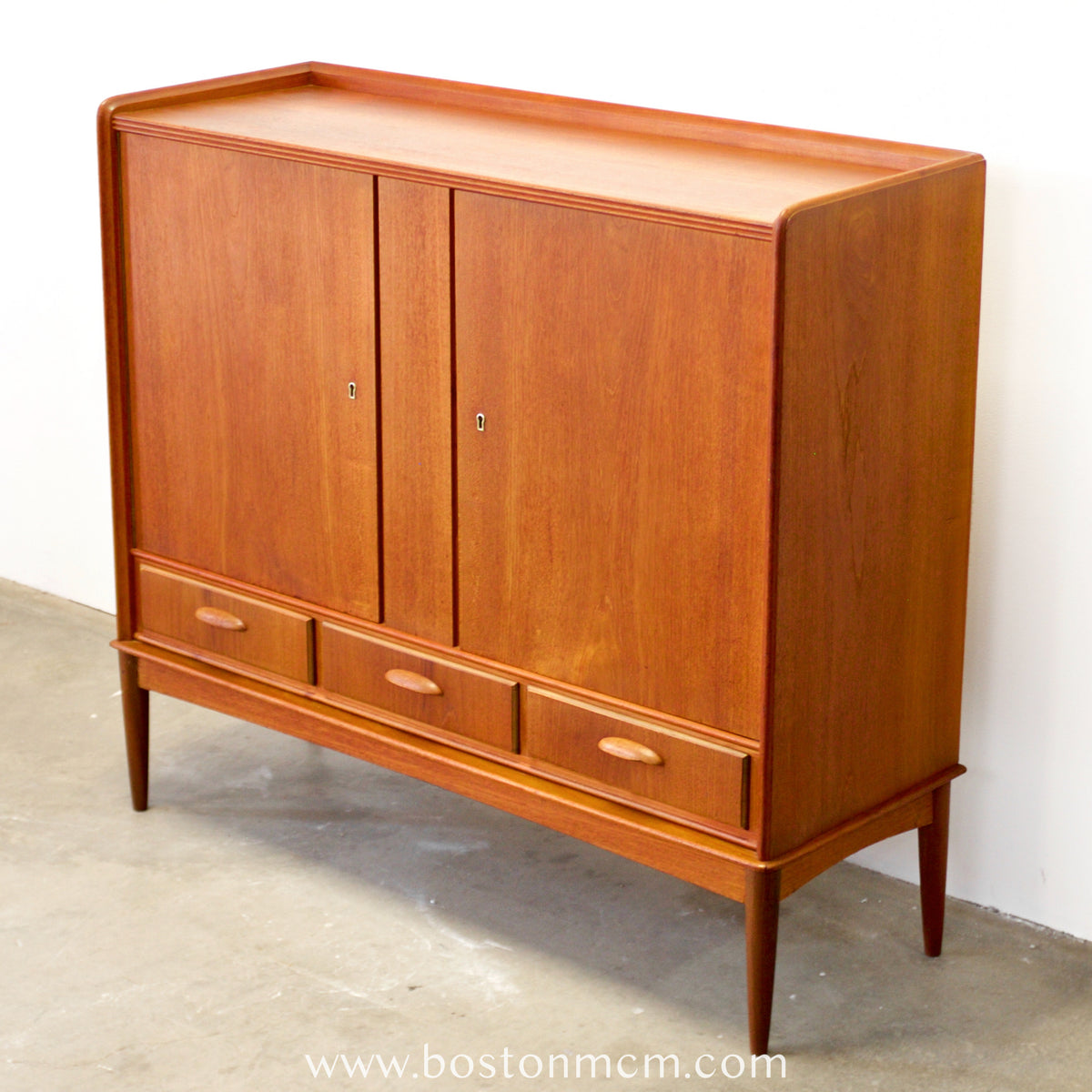 Danish Teak Highboard / Liquor Cabinet - #A2238