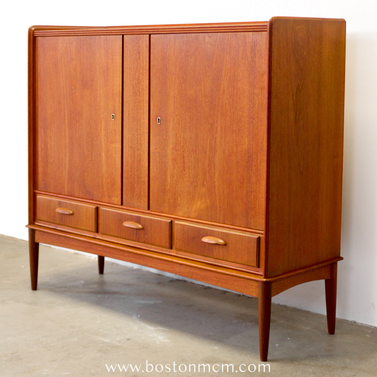 Danish Teak Highboard / Liquor Cabinet - #A2238