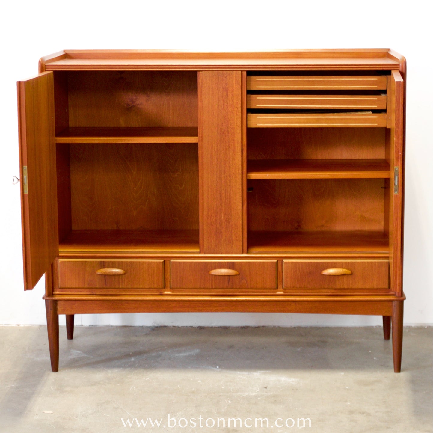 Danish Teak Highboard / Liquor Cabinet - #A2238