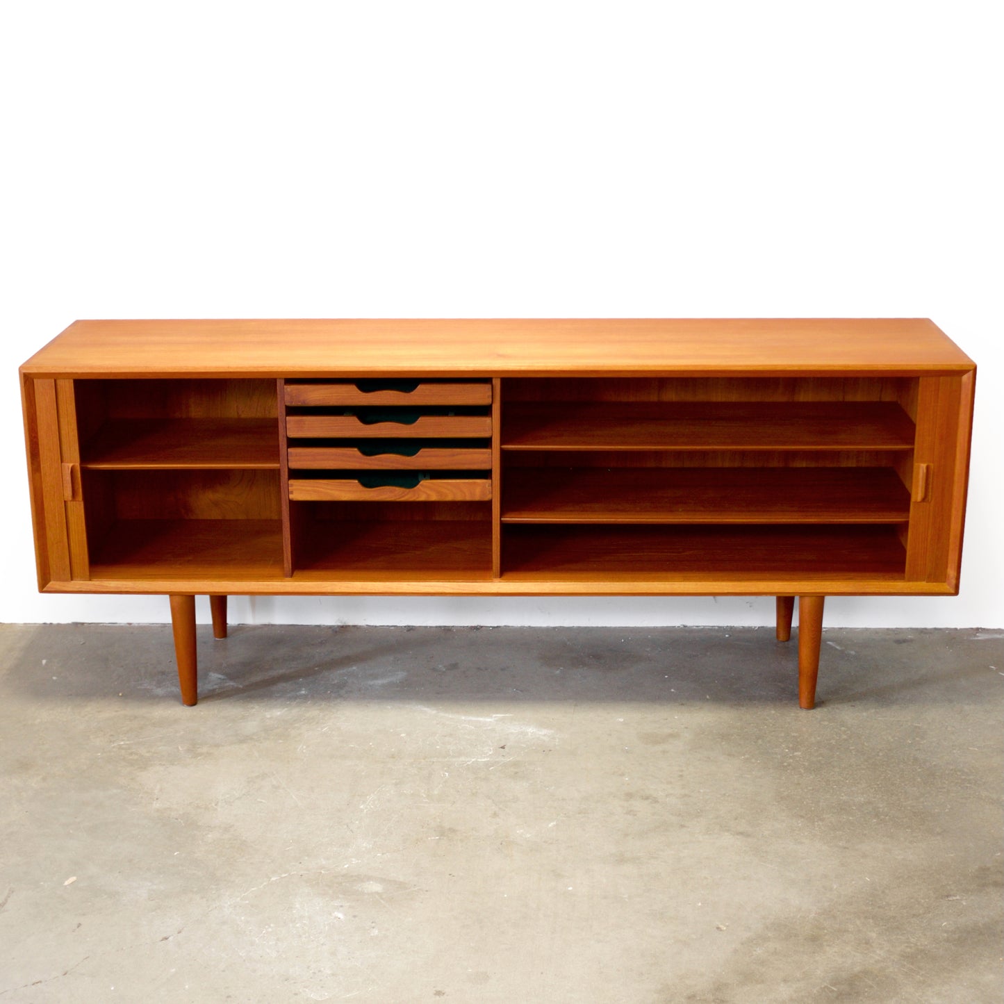 Faarup Møbelfabrik Model #49 Teak Sideboard Designed by Svend Aage Larsen - #A2110