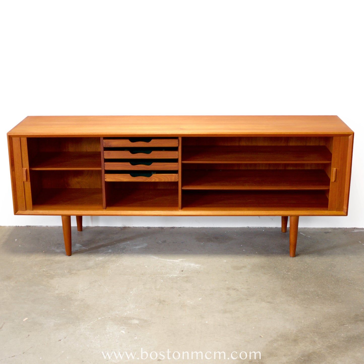 Faarup Møbelfabrik Model #49 Teak Sideboard Designed by Svend Aage Larsen - #A2110