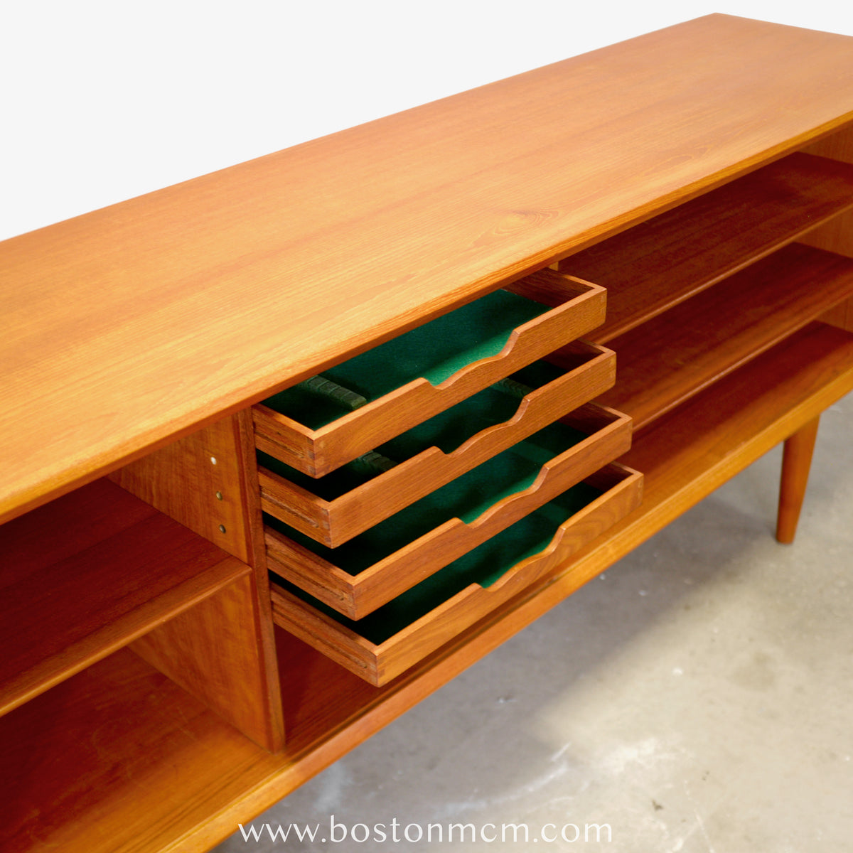 Faarup Møbelfabrik Model #49 Teak Sideboard Designed by Svend Aage Larsen - #A2110