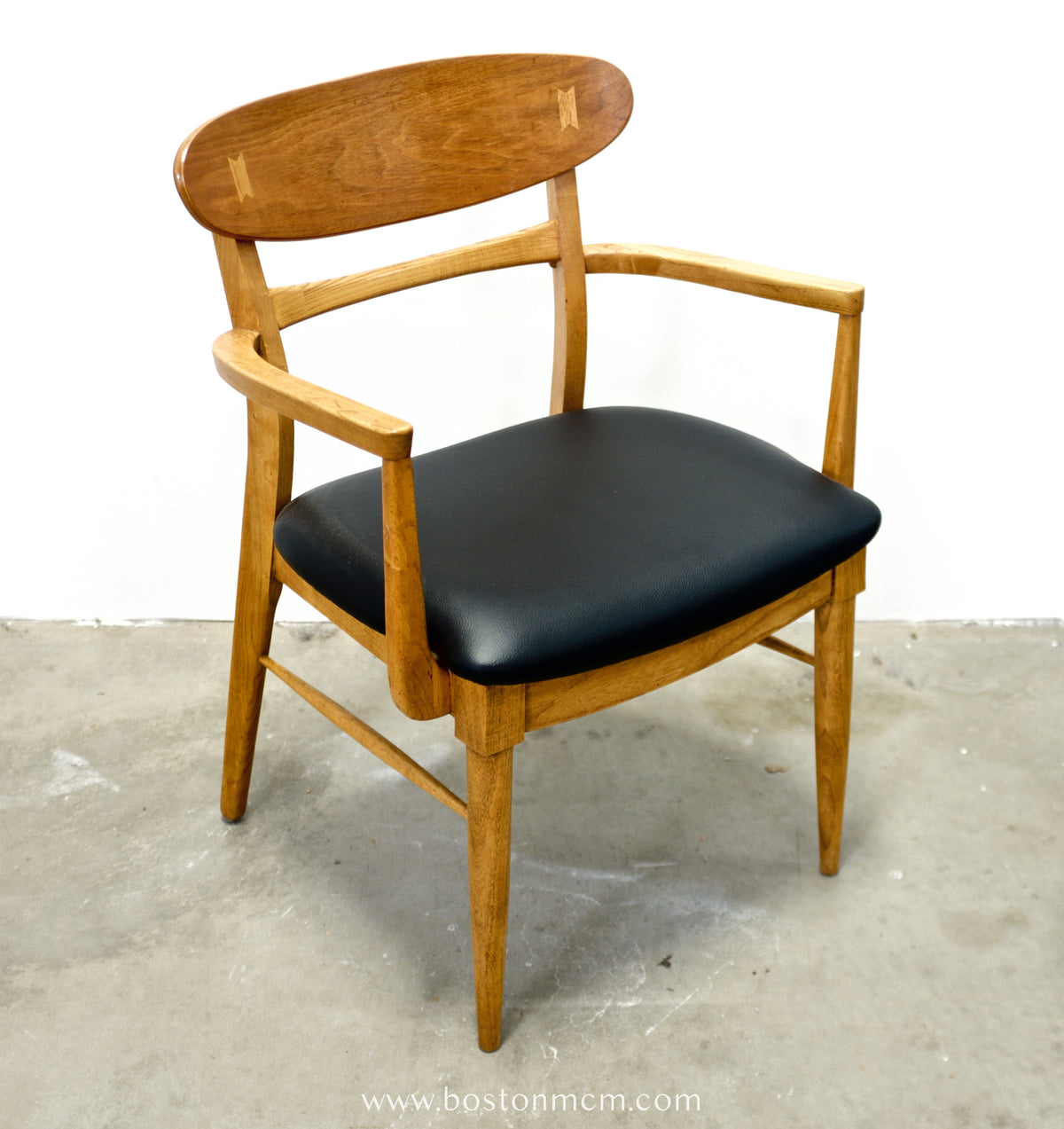 Lane “Acclaim” Walnut & Ash Armchair - #A2201-2