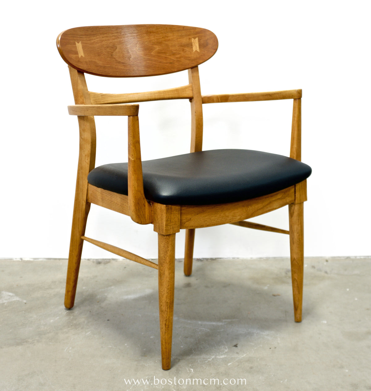 Lane “Acclaim” Walnut & Ash Armchair - #A2201-2