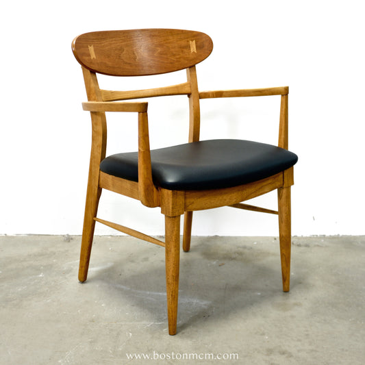 Lane “Acclaim” Walnut & Ash Armchair - #A2201-2