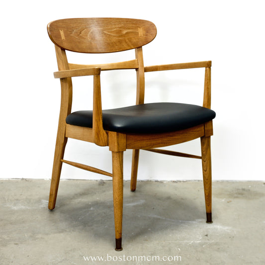 Lane “Acclaim” Walnut & Ash Armchair - #A2201-3