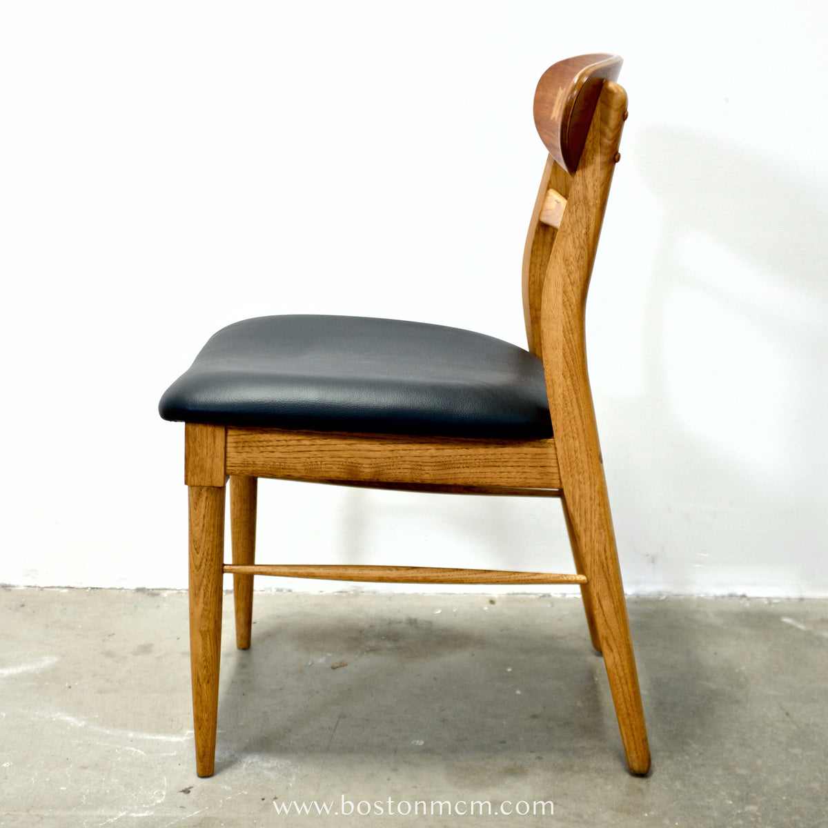Lane “Acclaim” Walnut & Ash Pair of Dining Chairs - #A2201-4