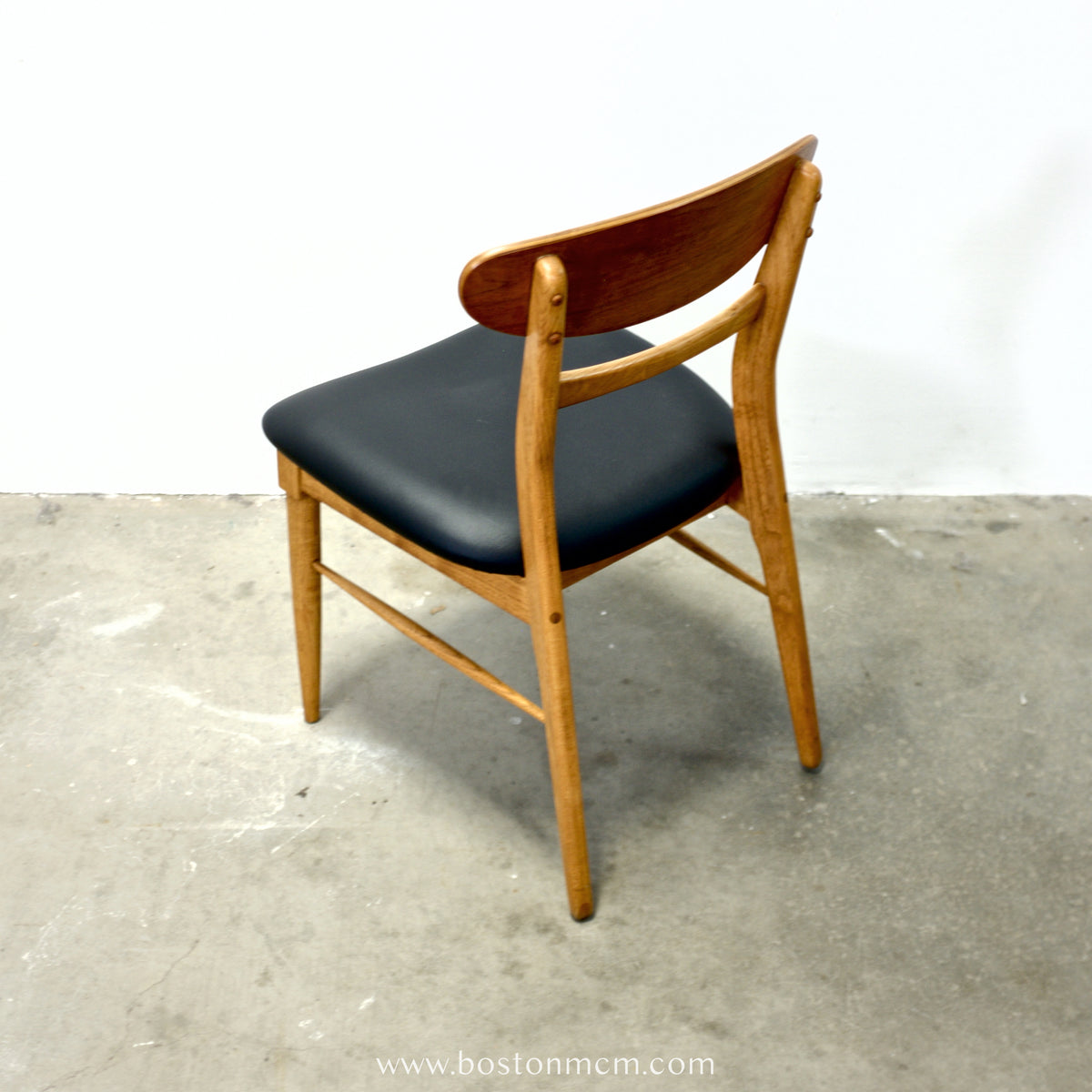 Lane “Acclaim” Walnut & Ash Pair of Dining Chairs - #A2201-4