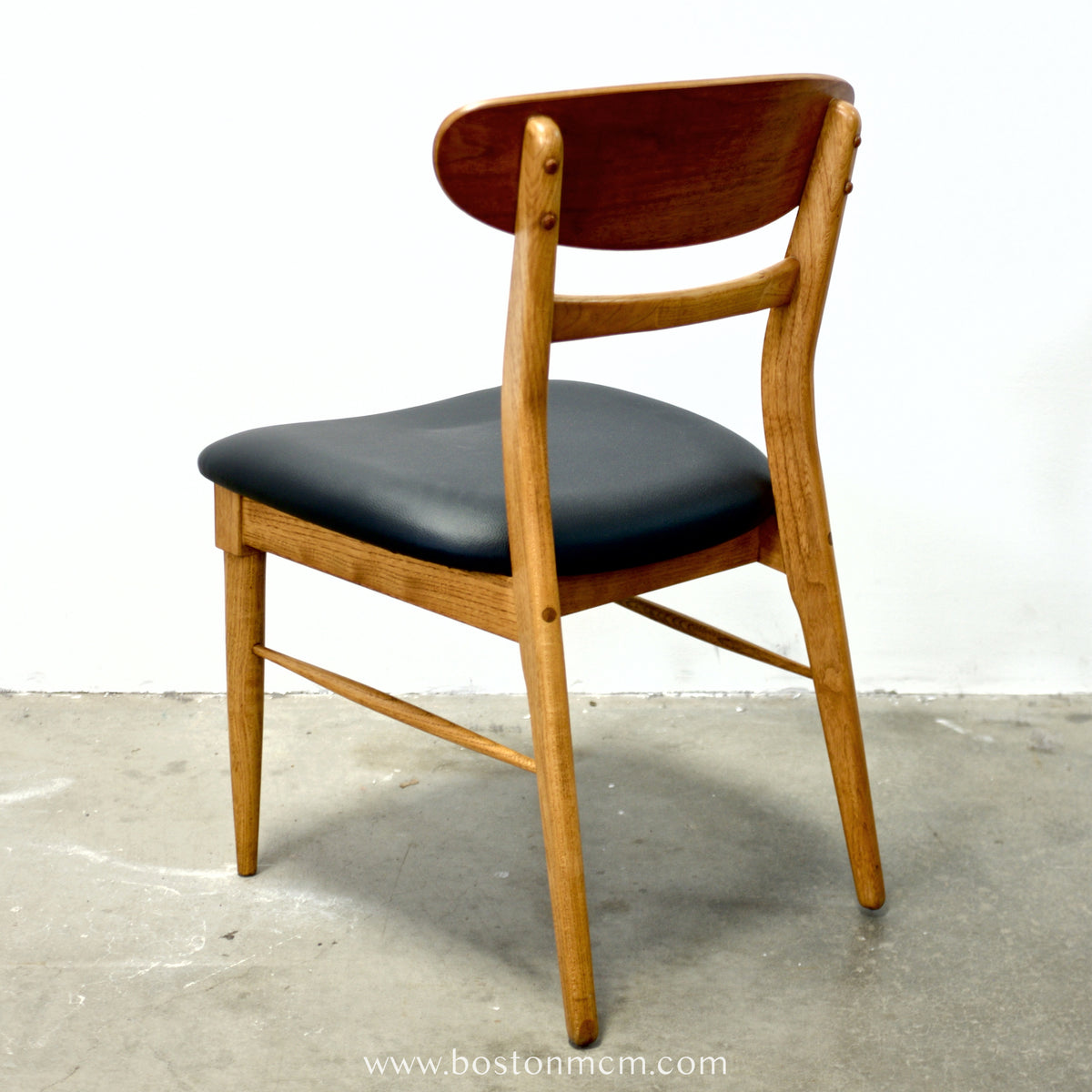 Lane “Acclaim” Walnut & Ash Pair of Dining Chairs - #A2201-4