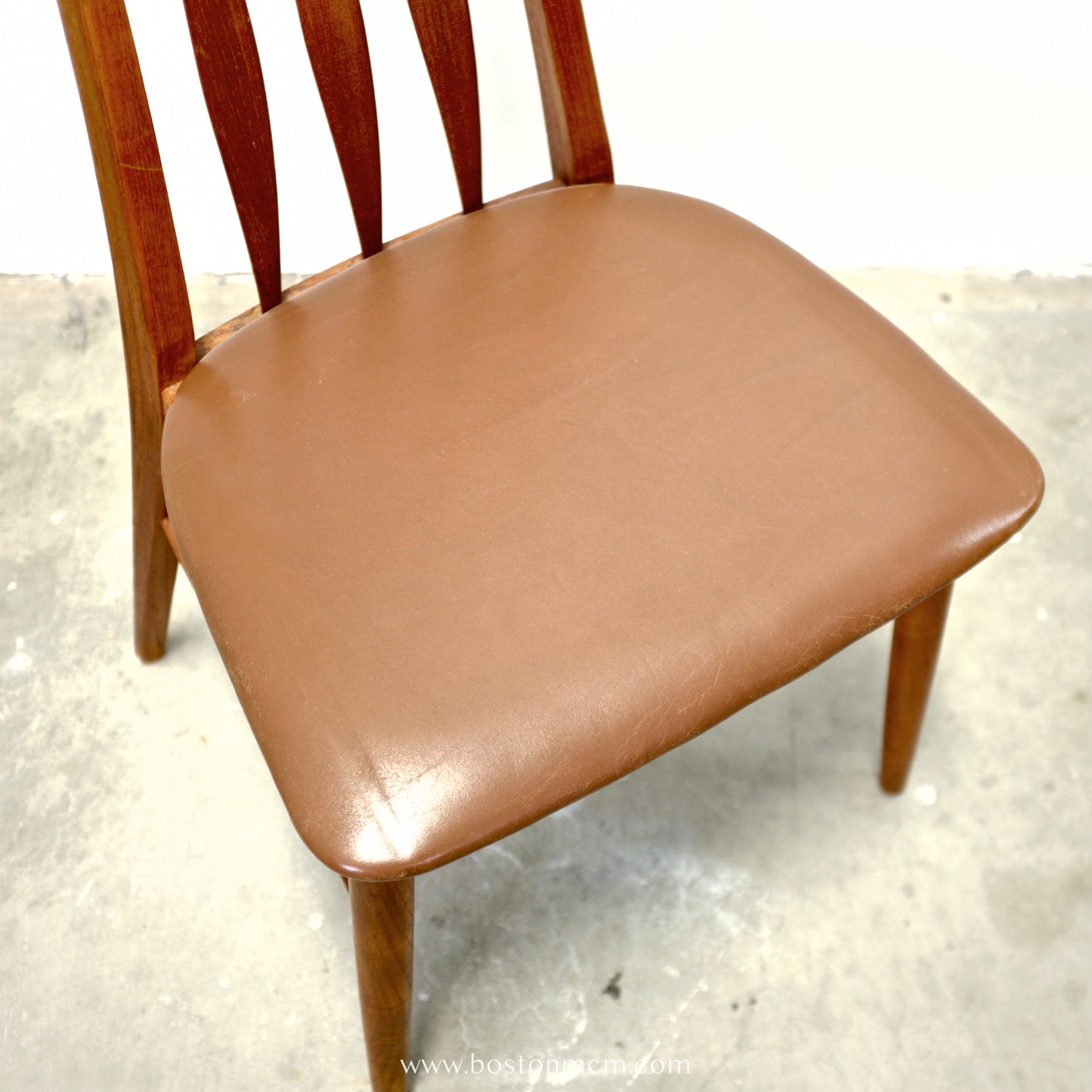 Koefoed Hornslet “Eva” Set of 4 Teak Dining Chairs - #A1924-2