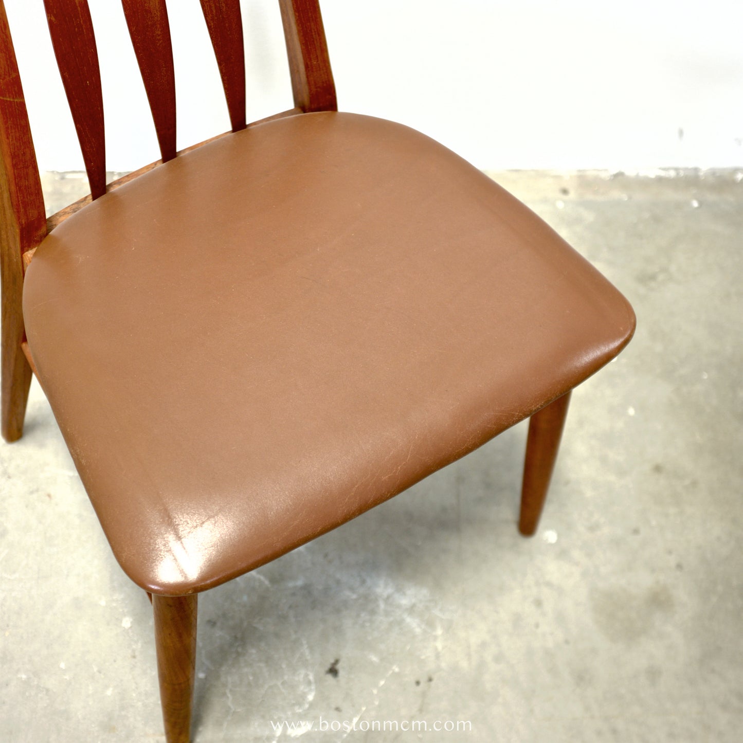 Koefoed Hornslet “Eva” Set of 4 Teak Dining Chairs - #A1924-2