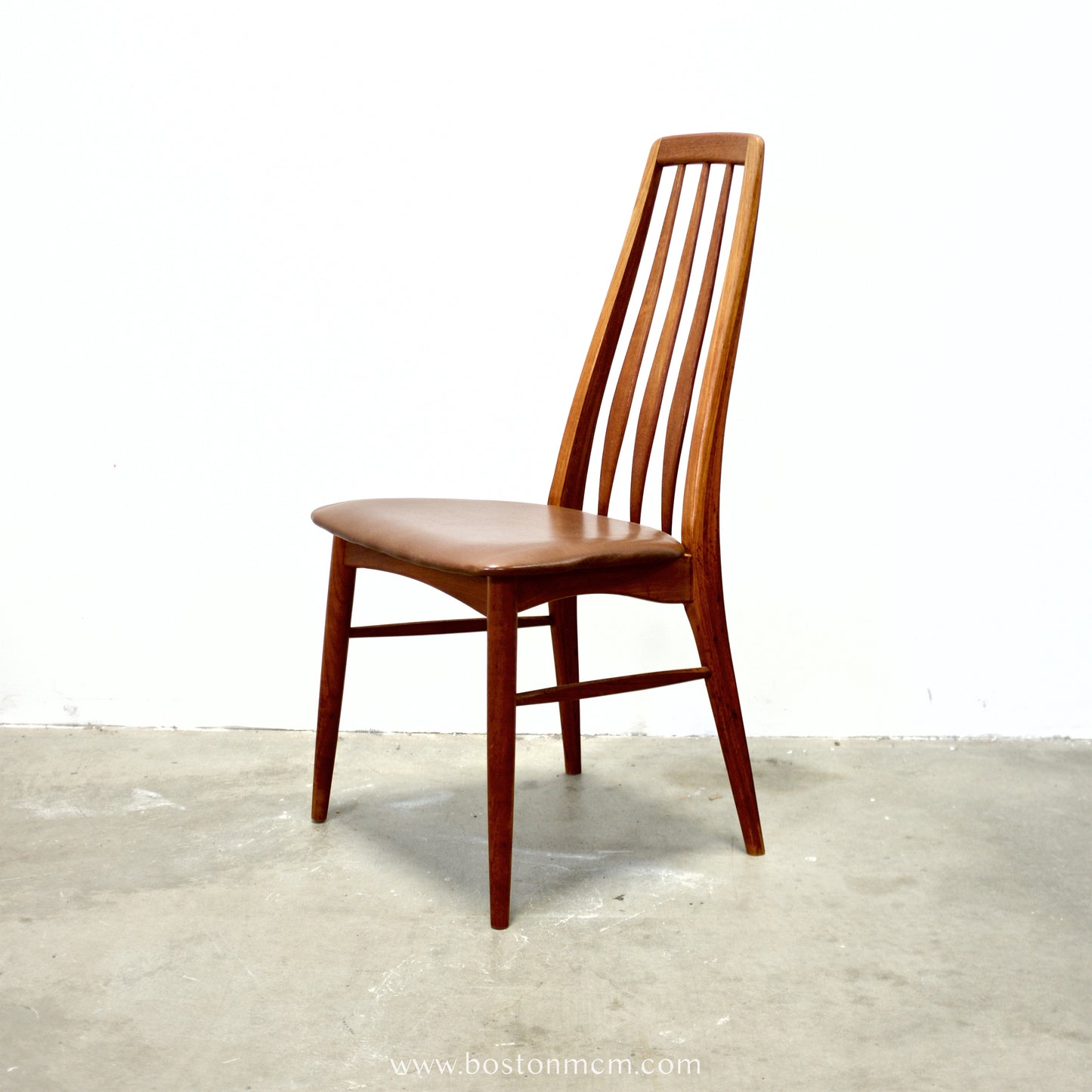 Koefoed Hornslet “Eva” Set of 4 Teak Dining Chairs - #A1924-2