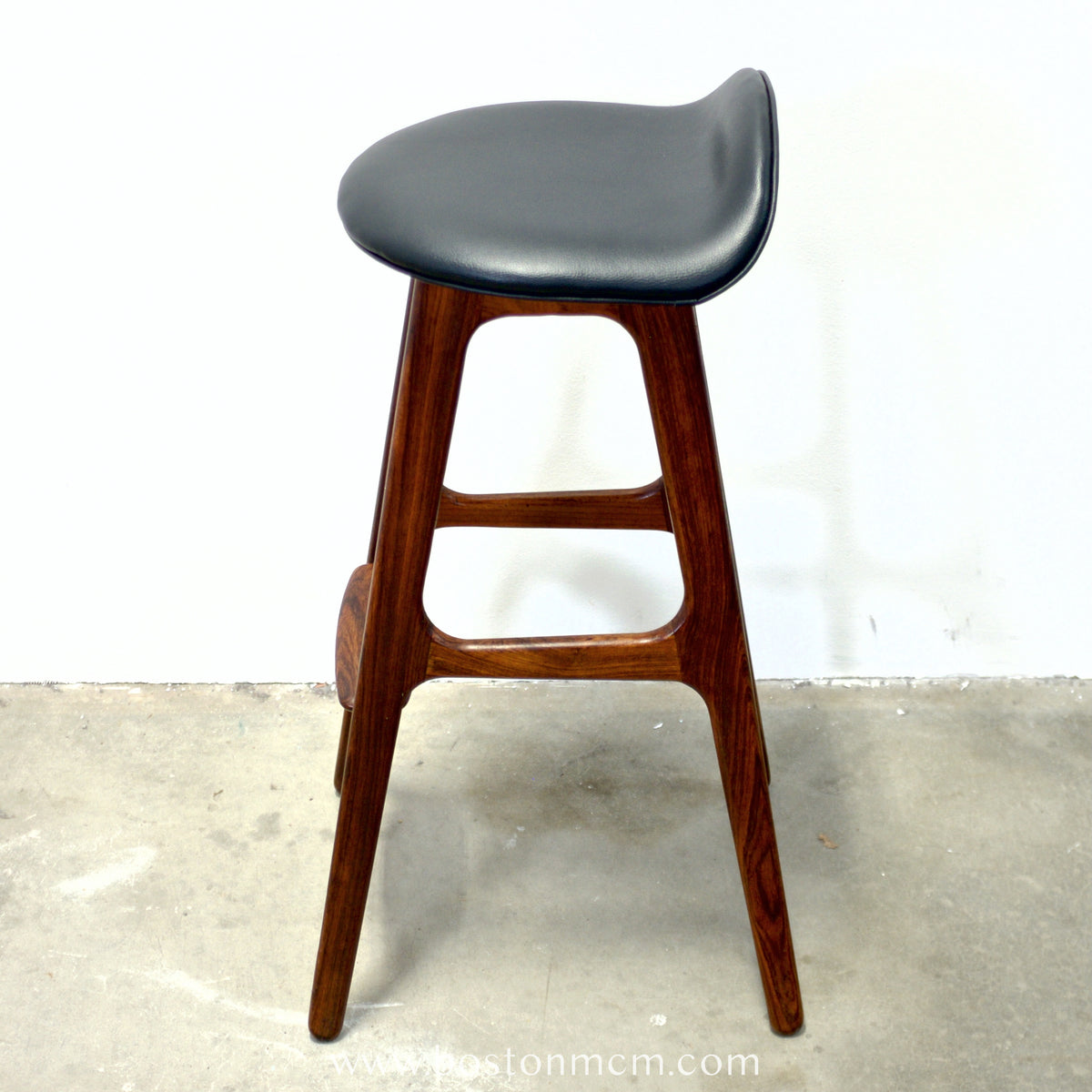Oddense Maskinsnedkeri A/S Pair of Rosewood Model OD61 Stools Designed by Erik Buch - #A1837
