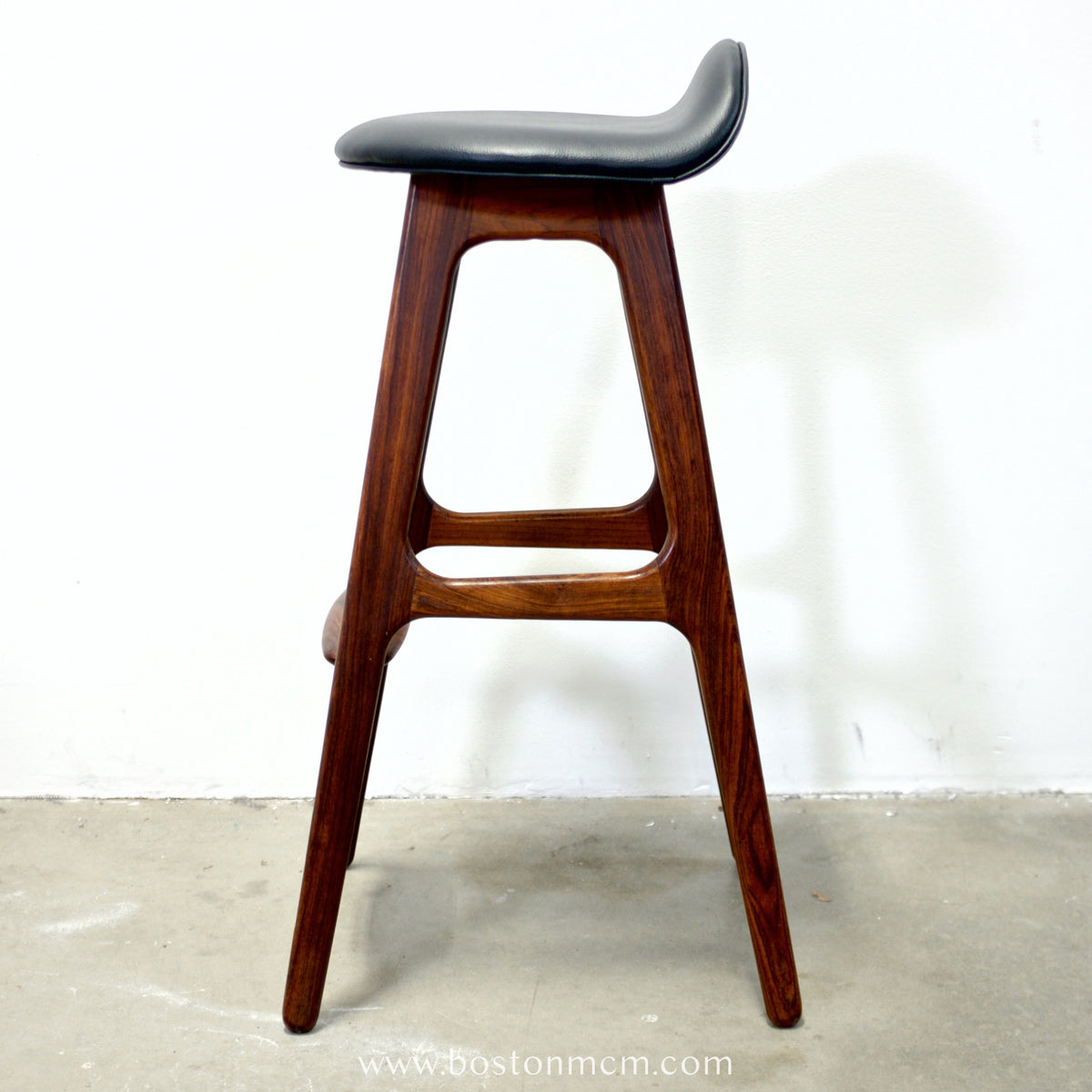 Oddense Maskinsnedkeri A/S Pair of Rosewood Model OD61 Stools Designed by Erik Buch - #A1837