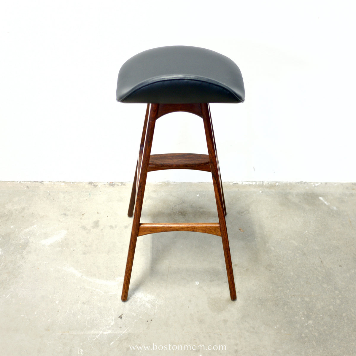Oddense Maskinsnedkeri A/S Pair of Rosewood Model OD61 Stools Designed by Erik Buch - #A1837