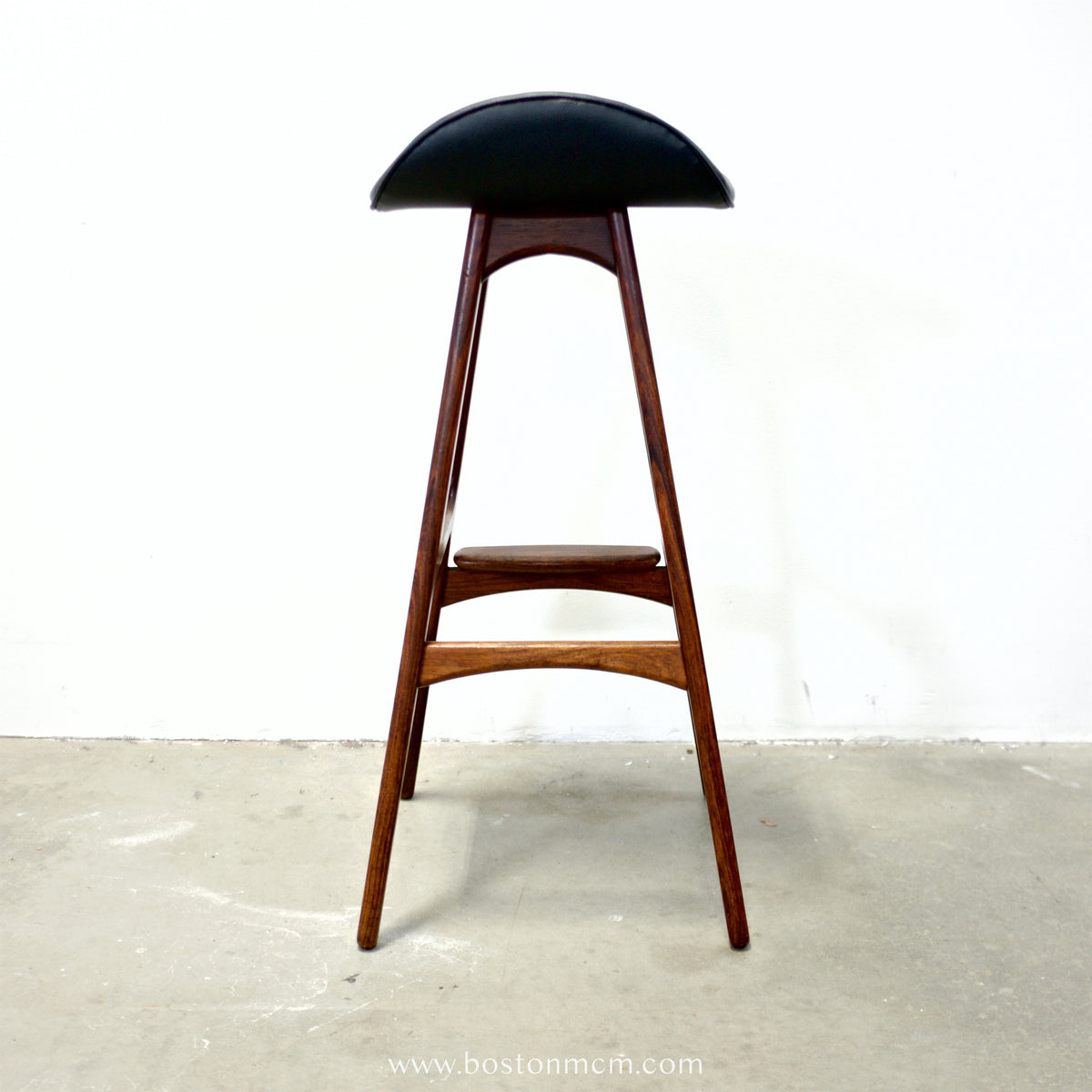 Oddense Maskinsnedkeri A/S Pair of Rosewood Model OD61 Stools Designed by Erik Buch - #A1837