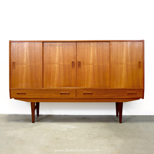 Westergaards Møbelfabrik Teak Model #29 Tall Sideboard / Highboard Attributed to Børge Dam - #A2259