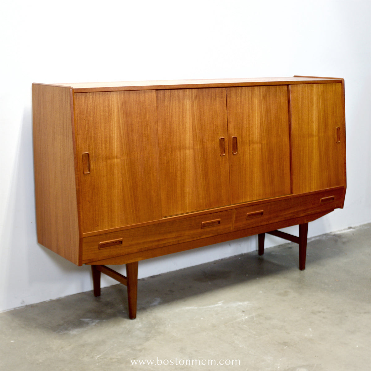 Westergaards Møbelfabrik Teak Model #29 Tall Sideboard / Highboard Attributed to Børge Dam - #A2259