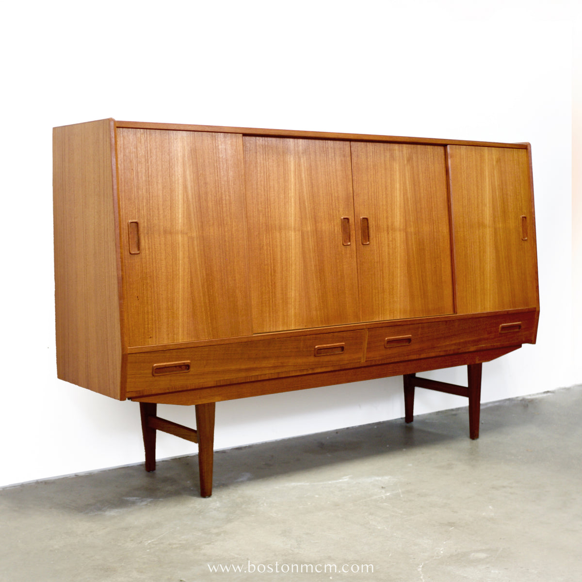 Westergaards Møbelfabrik Teak Model #29 Tall Sideboard / Highboard Attributed to Børge Dam - #A2259