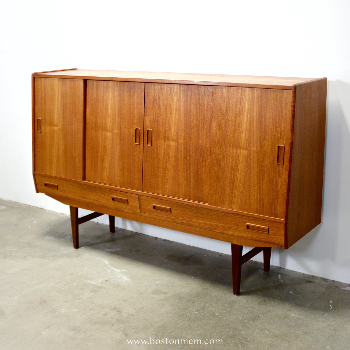 Westergaards Møbelfabrik Teak Model #29 Tall Sideboard / Highboard Attributed to Børge Dam - #A2259