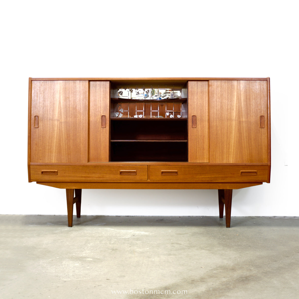 Westergaards Møbelfabrik Teak Model #29 Tall Sideboard / Highboard Attributed to Børge Dam - #A2259