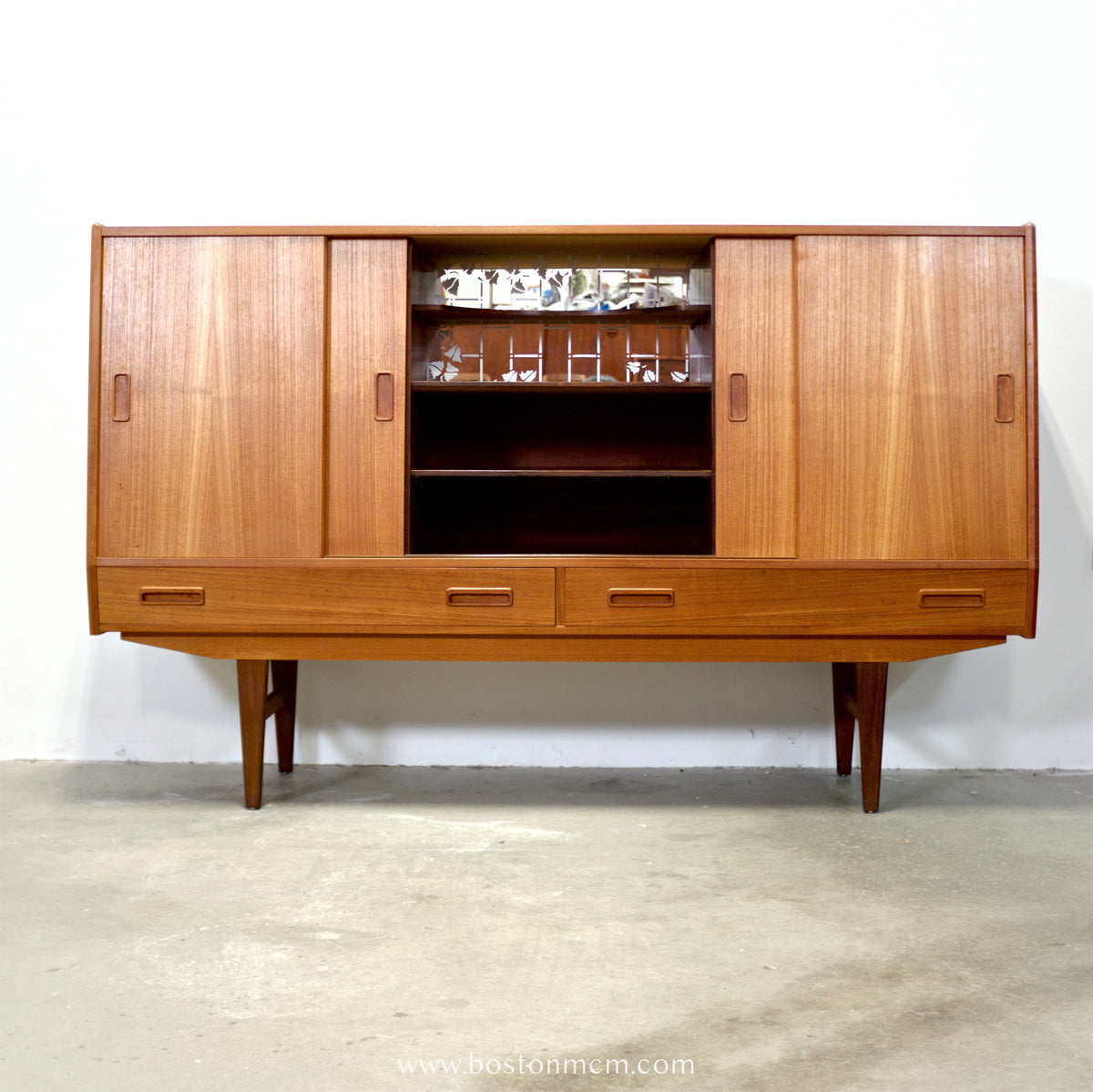 Westergaards Møbelfabrik Teak Model #29 Tall Sideboard / Highboard Attributed to Børge Dam - #A2259