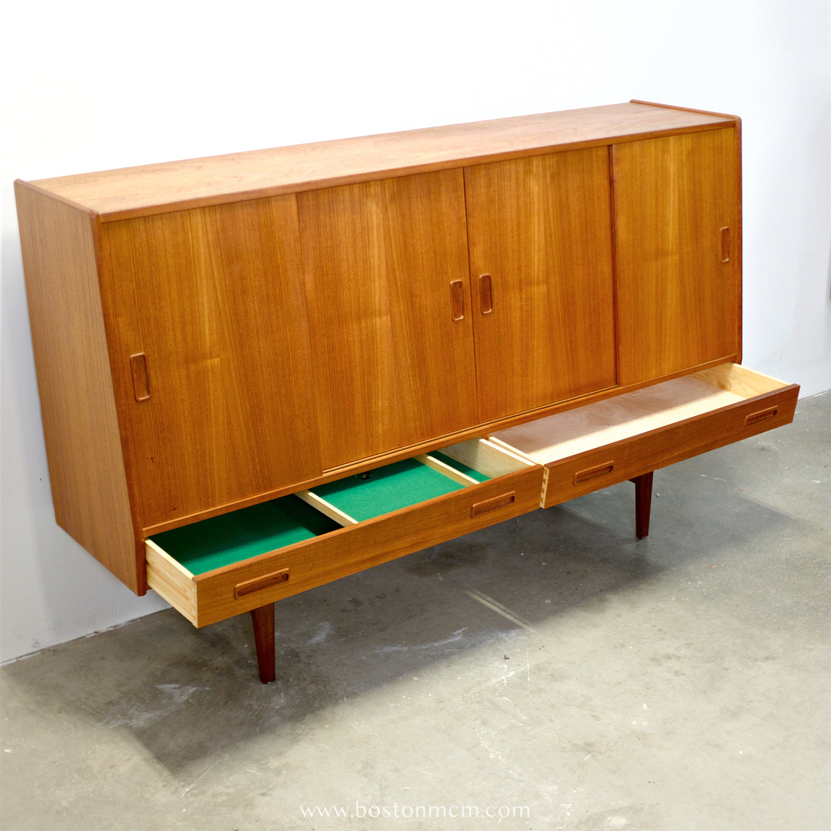 Westergaards Møbelfabrik Teak Model #29 Tall Sideboard / Highboard Attributed to Børge Dam - #A2259