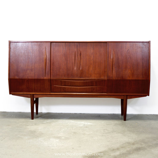 Danish Teak Highboard Designed by E.W. Bach  - #A1906