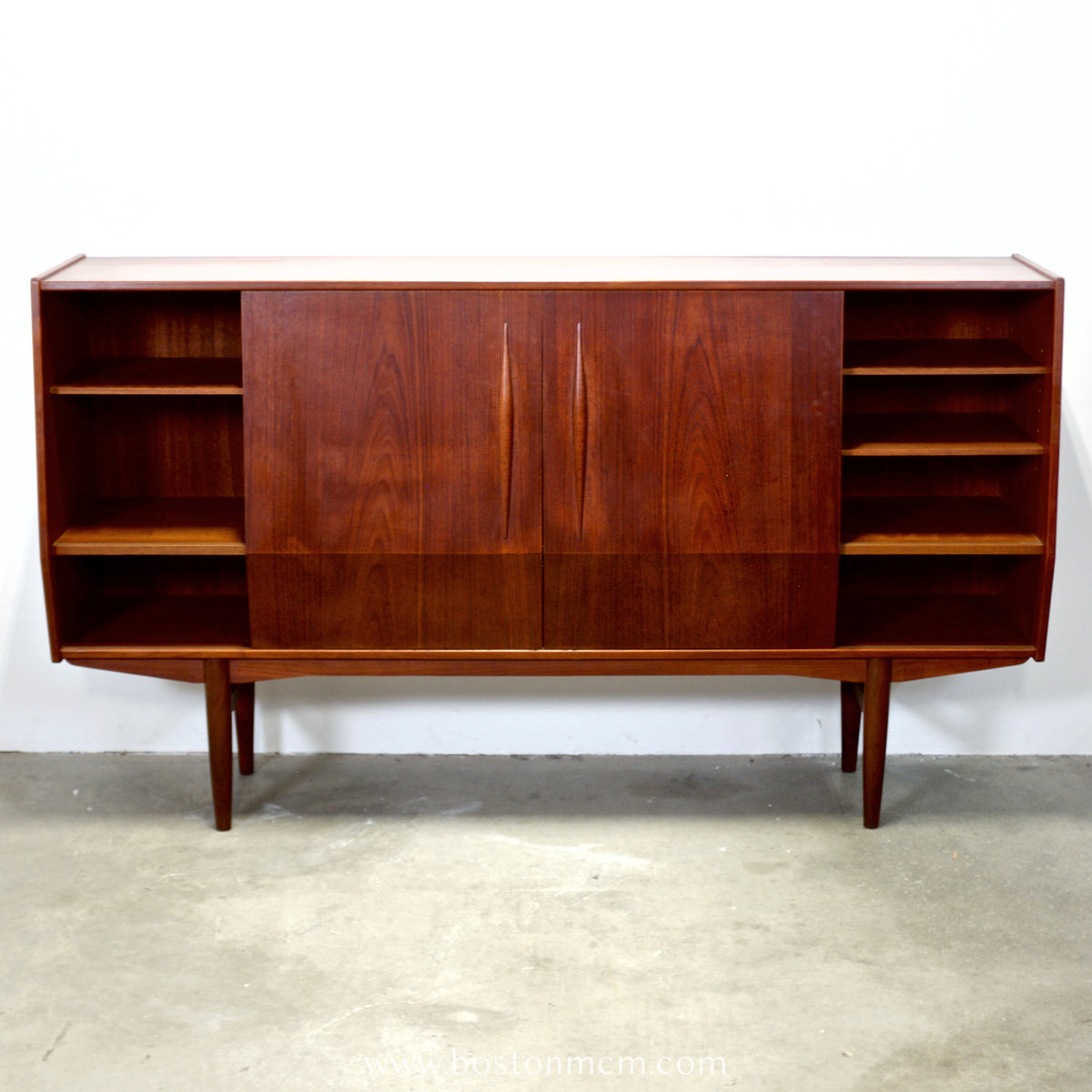 Danish Teak Highboard Designed by E.W. Bach  - #A1906