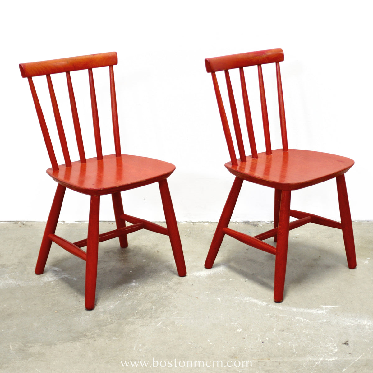 Pair of Child’s Chairs in the Style of FDB Møbler Model J46 Designed by Poul Volther - #A1838
