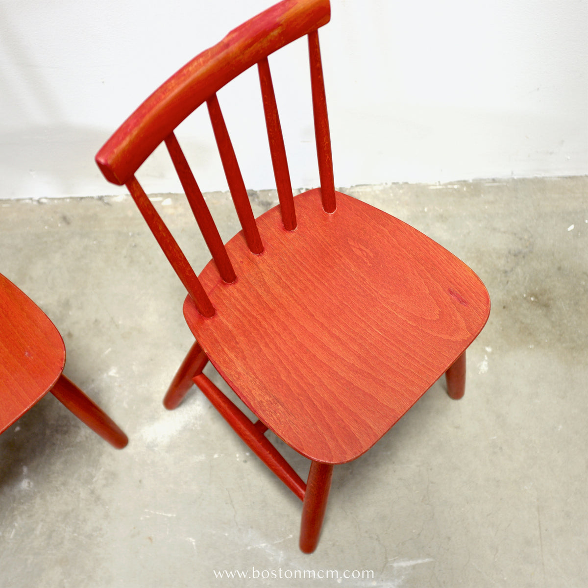 Pair of Child’s Chairs in the Style of FDB Møbler Model J46 Designed by Poul Volther - #A1838
