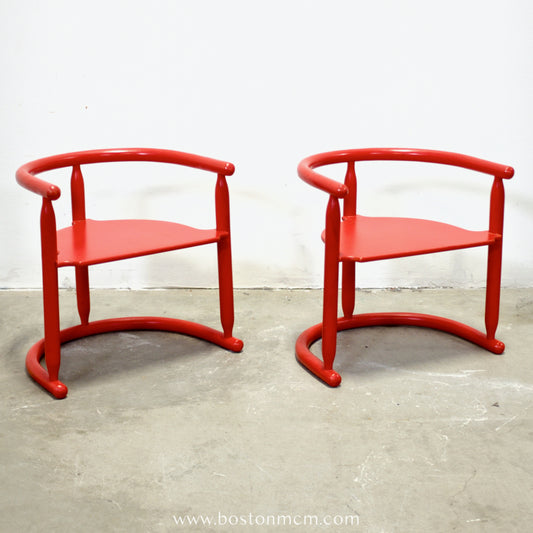 IKEA Pair of “Anna” Reversible Children’s Chairs Designed by Otto Nielsen - #A2207