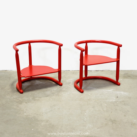 IKEA Pair of “Anna” Reversible Children’s Chairs Designed by Otto Nielsen - #A2207