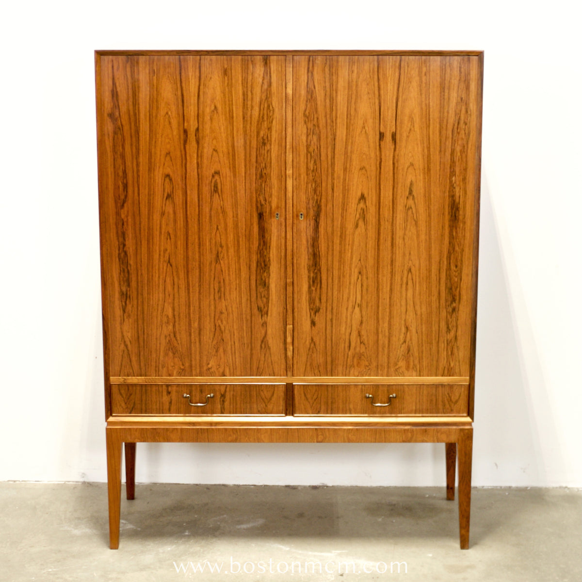 O. Bank Larsens Møbelfabrik Cutlery Cabinet / Highboard / Tall Sideboard - #A1704