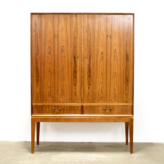 O. Bank Larsens Møbelfabrik Cutlery Cabinet / Highboard / Tall Sideboard - #A1704