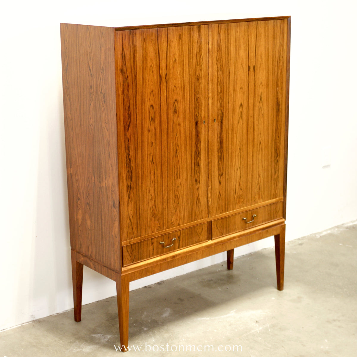 O. Bank Larsens Møbelfabrik Cutlery Cabinet / Highboard / Tall Sideboard - #A1704