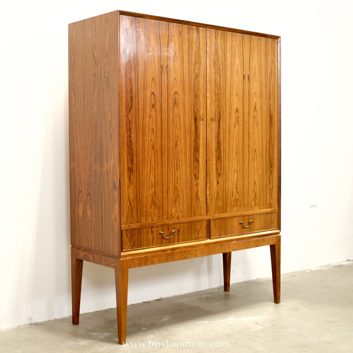O. Bank Larsens Møbelfabrik Cutlery Cabinet / Highboard / Tall Sideboard - #A1704
