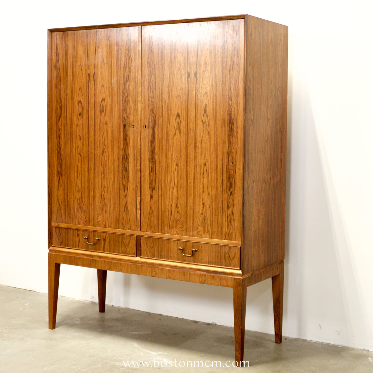 O. Bank Larsens Møbelfabrik Cutlery Cabinet / Highboard / Tall Sideboard - #A1704