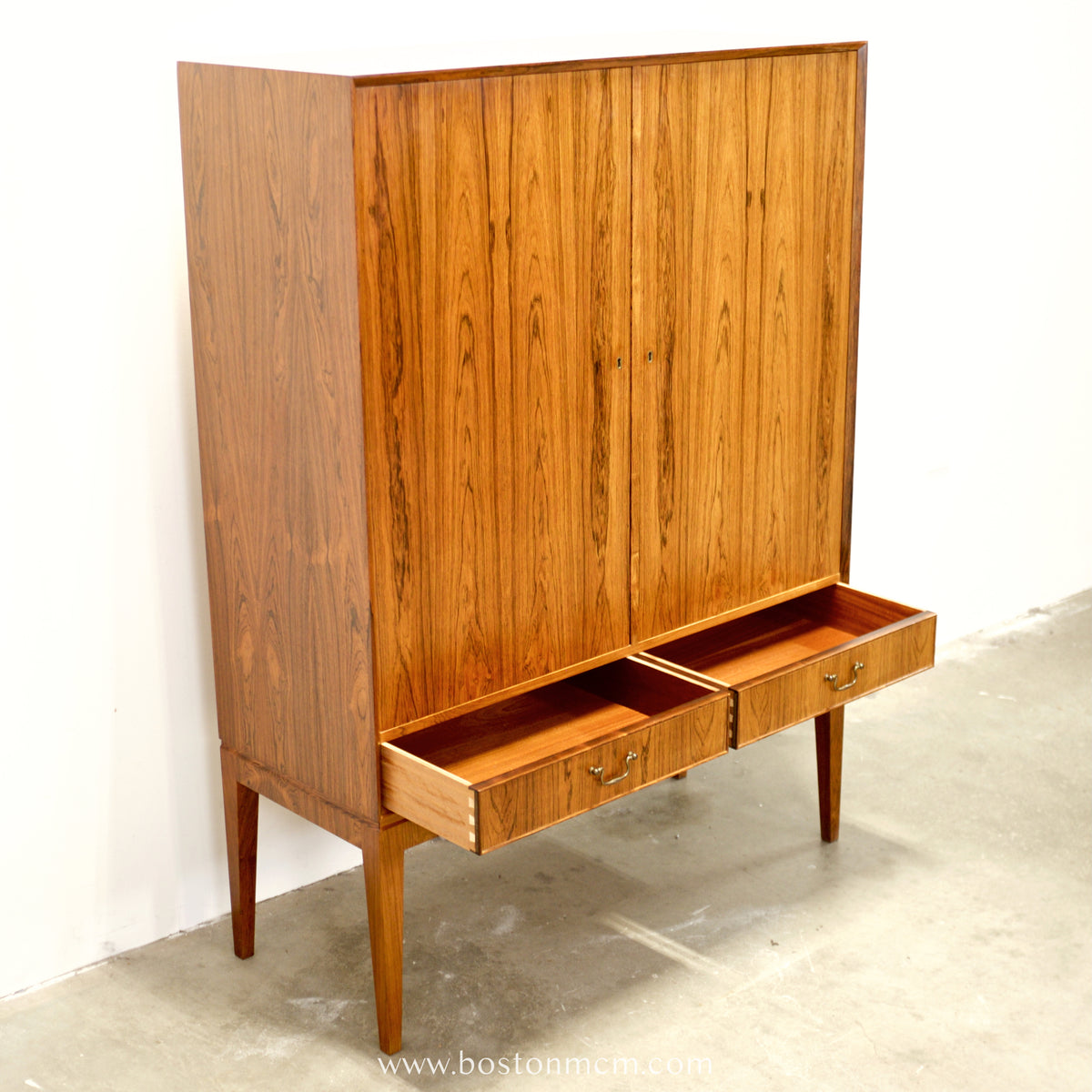 O. Bank Larsens Møbelfabrik Cutlery Cabinet / Highboard / Tall Sideboard - #A1704