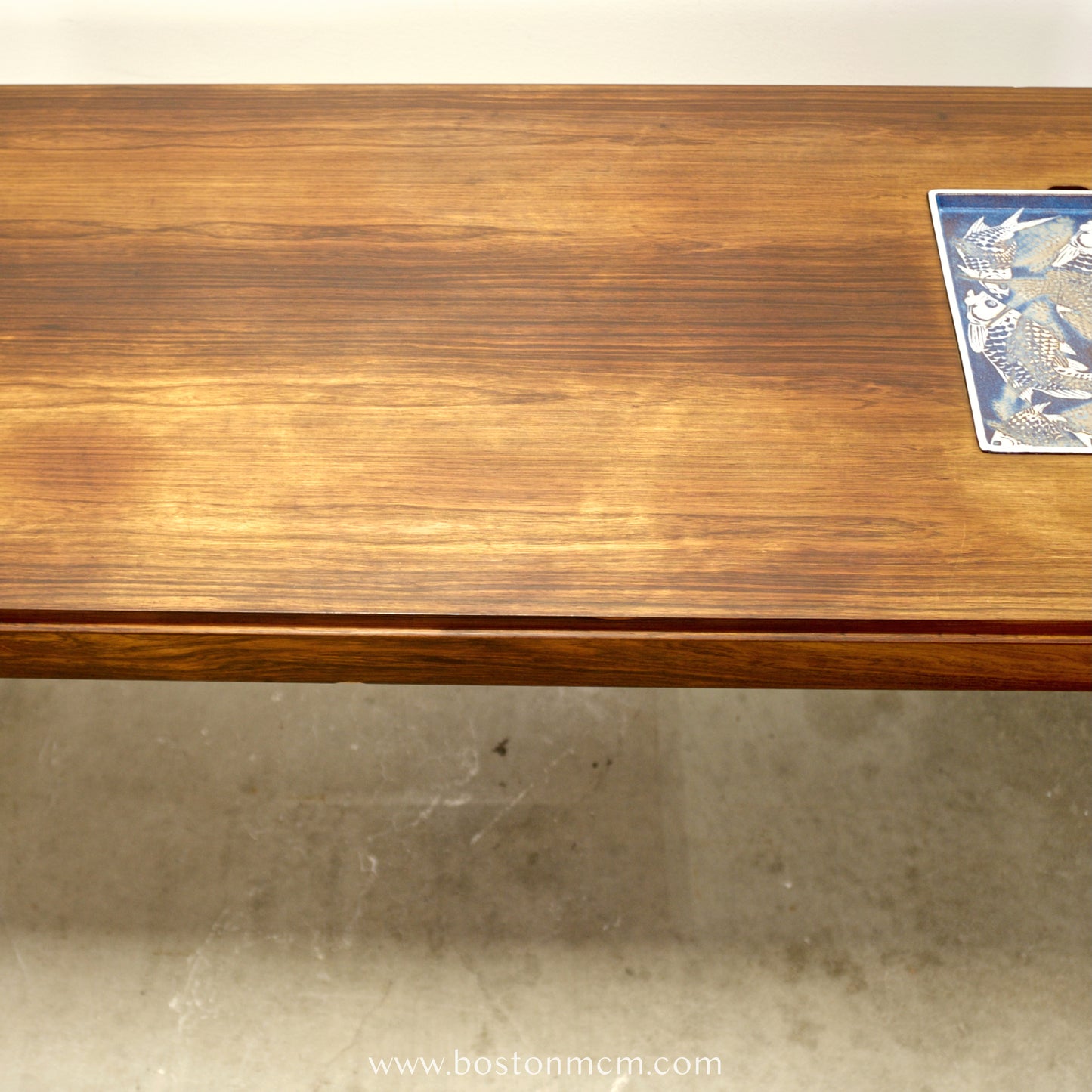 Royal Copenhagen Danish Rosewood Coffee Table w/ Faience Inlay Designed by Nils Thorsson - #A2173