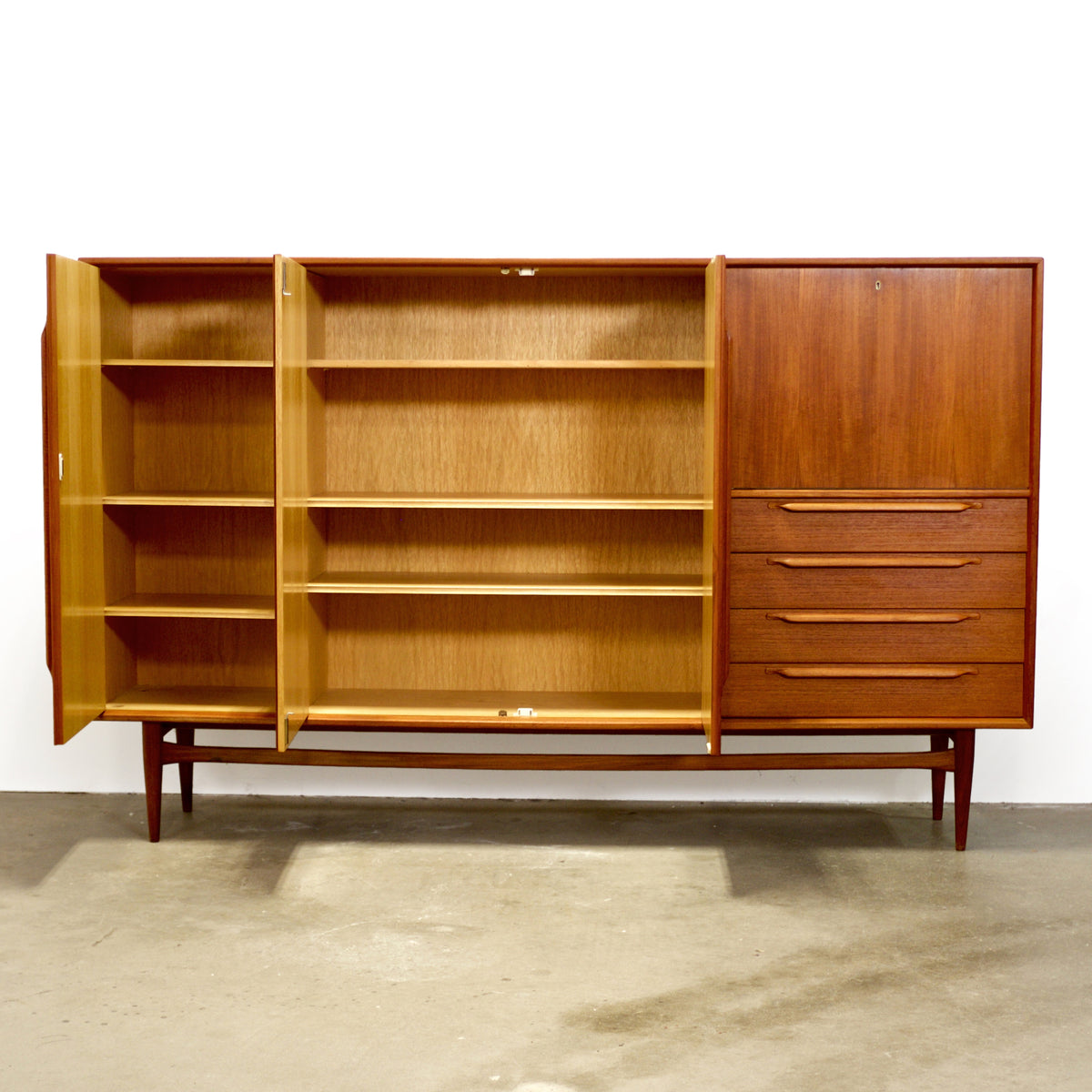 RT Möbel Highboard / Tall Sideboard Designed by Heinrich Riesenpatt - #A2104