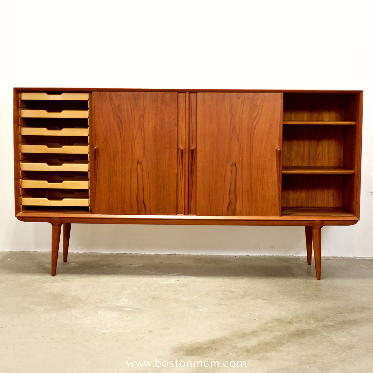 Omann Jun. Møbelfabrik  Model #19 Tall Sideboard / Highboard -  #A1777